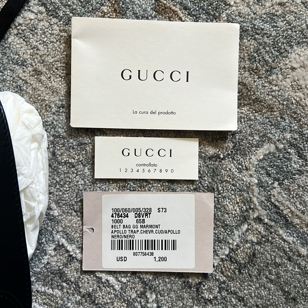 Gucci Black Maltese belt bag - Picture 16 of 16
